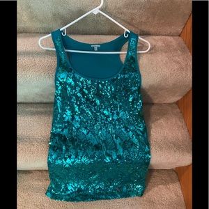 Charlotte Russe sequin top. Size XL